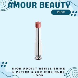 DIOR ADDICT REFILL SHINE LIPSTICK 3.2GR 100 NUDE LOOK